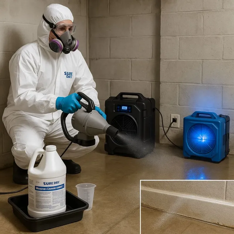 Sanitization and Odor Removal process in Zionsville, IN